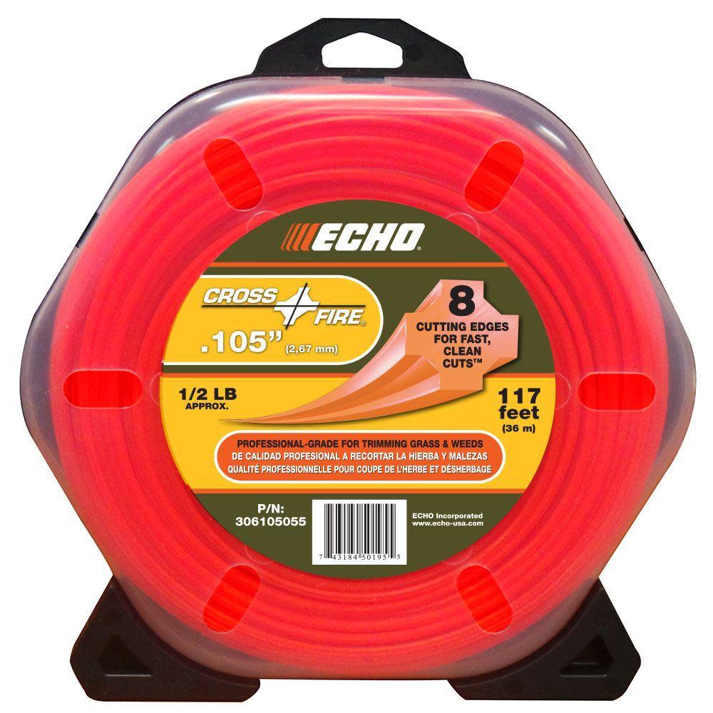 Echo 1/2 Lb. .105 Cross-Fire Trimmer Line - Flockneti