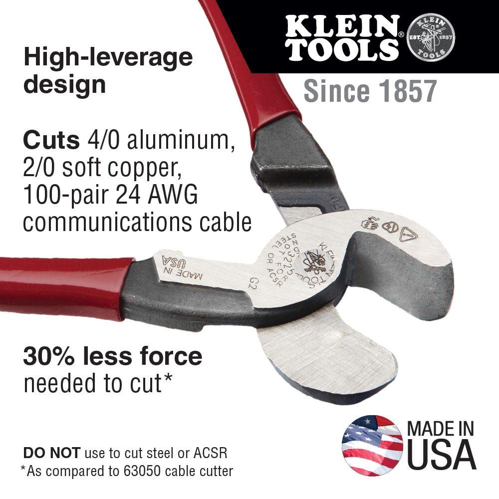 Klein Tools High-Leverage Cable Cutter - Flockneti