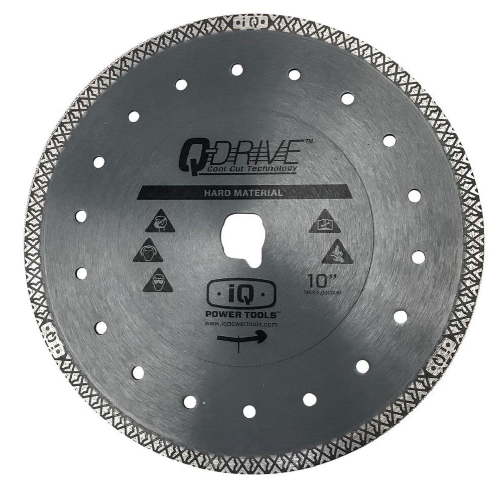 iQ Power Tools 10 In. Q-Drive Hard Material Blade - Flockneti