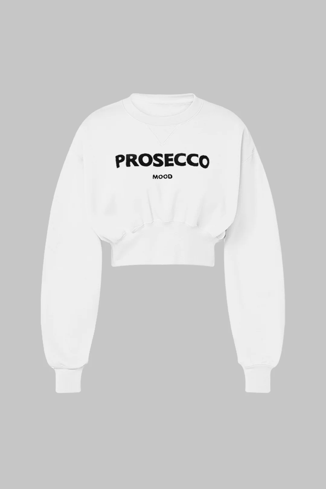 Letter Print Round Neck Long Sleeve Sweatshirt - Flockneti
