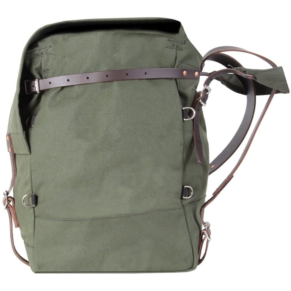 Duluth Pack 64 Liter Capacity Olive Drab Canvas Box Style Standard Food Pack - Flockneti