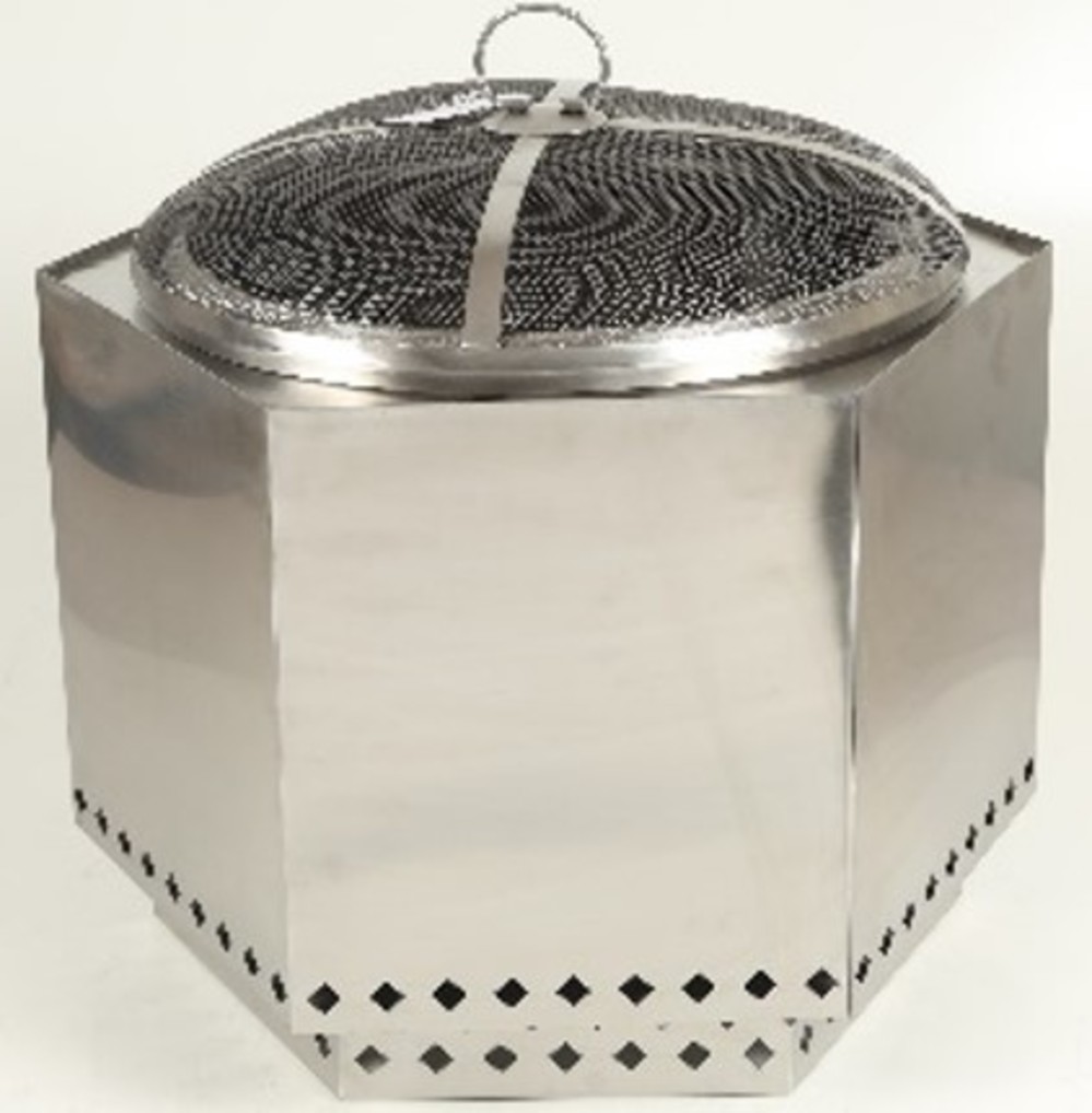 Dragonfire Firepit Bundle Smokeless Stainless Steel 23.5″ - Flockneti