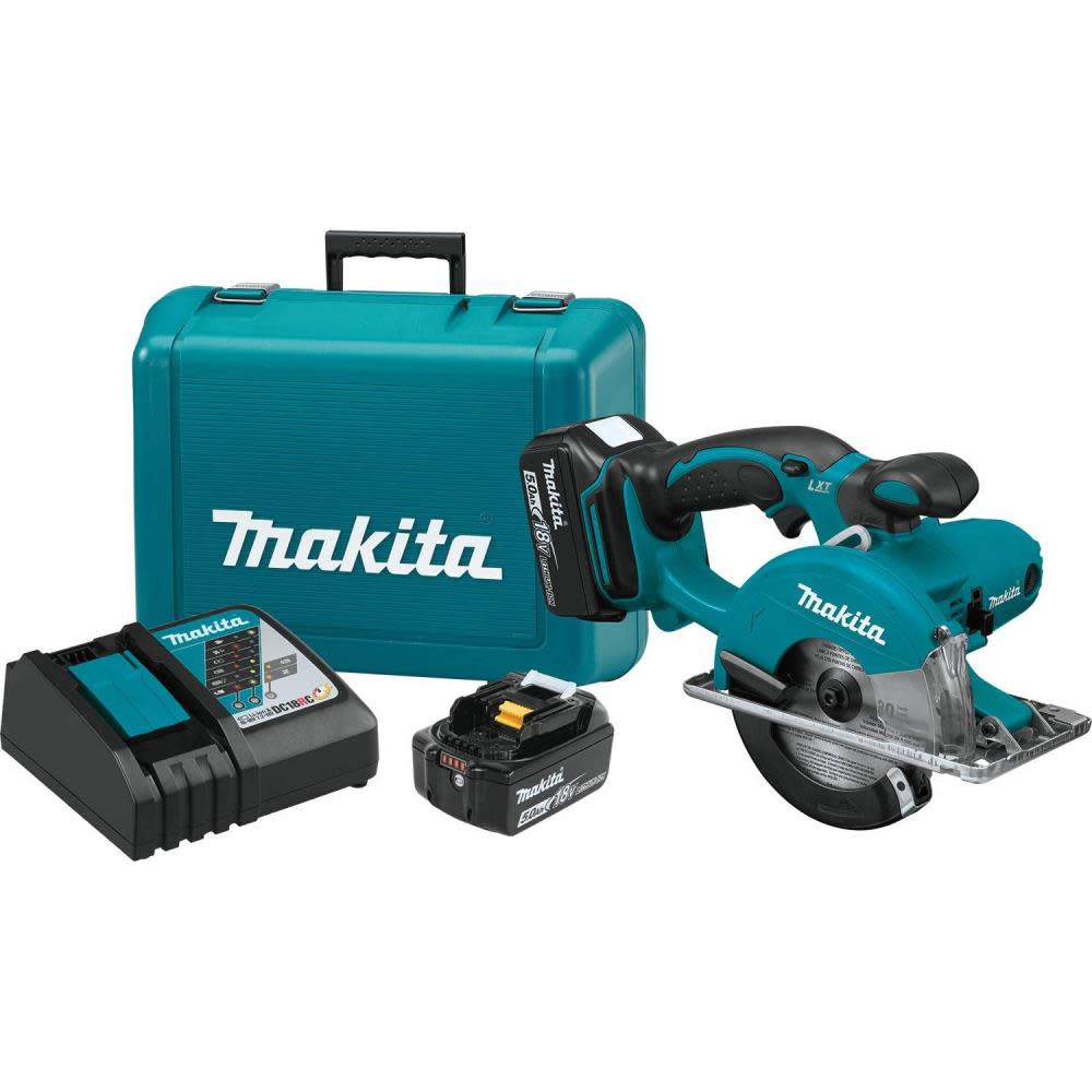 Makita 18V LXT Lithium-Ion Cordless 5-3/8 In. Metal Cutting Saw Kit (5.0Ah) - Flockneti