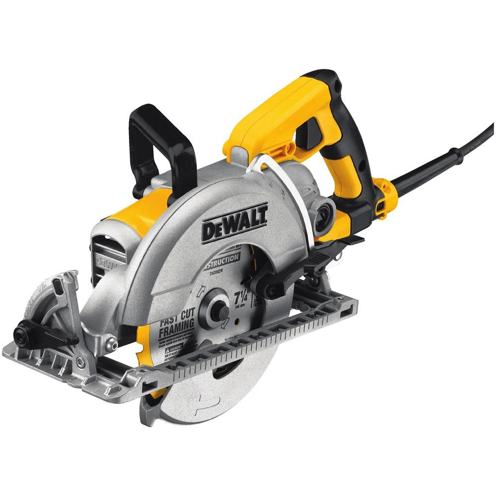 DEWALT 7-1/4-In (184mm) Worm Drive Circular Saw with Electric Brake - Flockneti