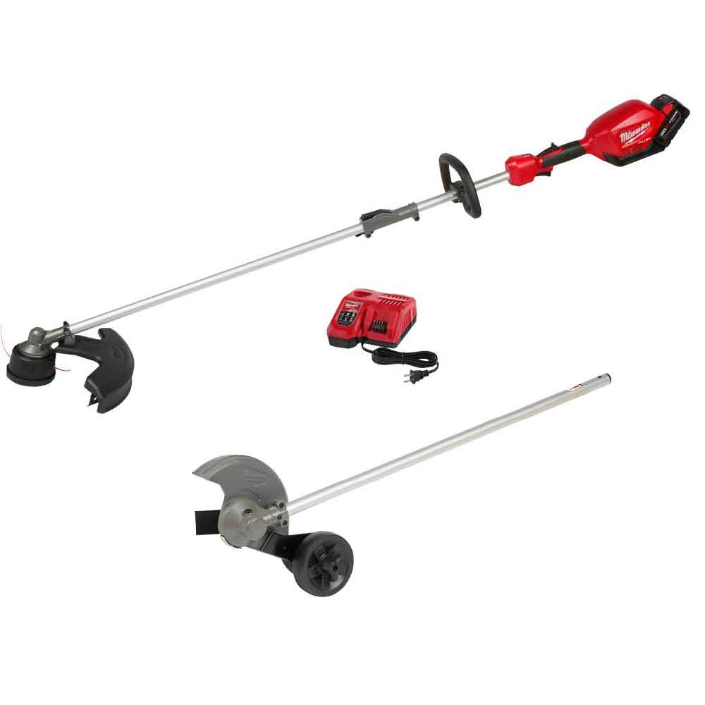 Milwaukee M18 FUEL String Trimmer with QUIK-LOK Edger Attachment - Flockneti