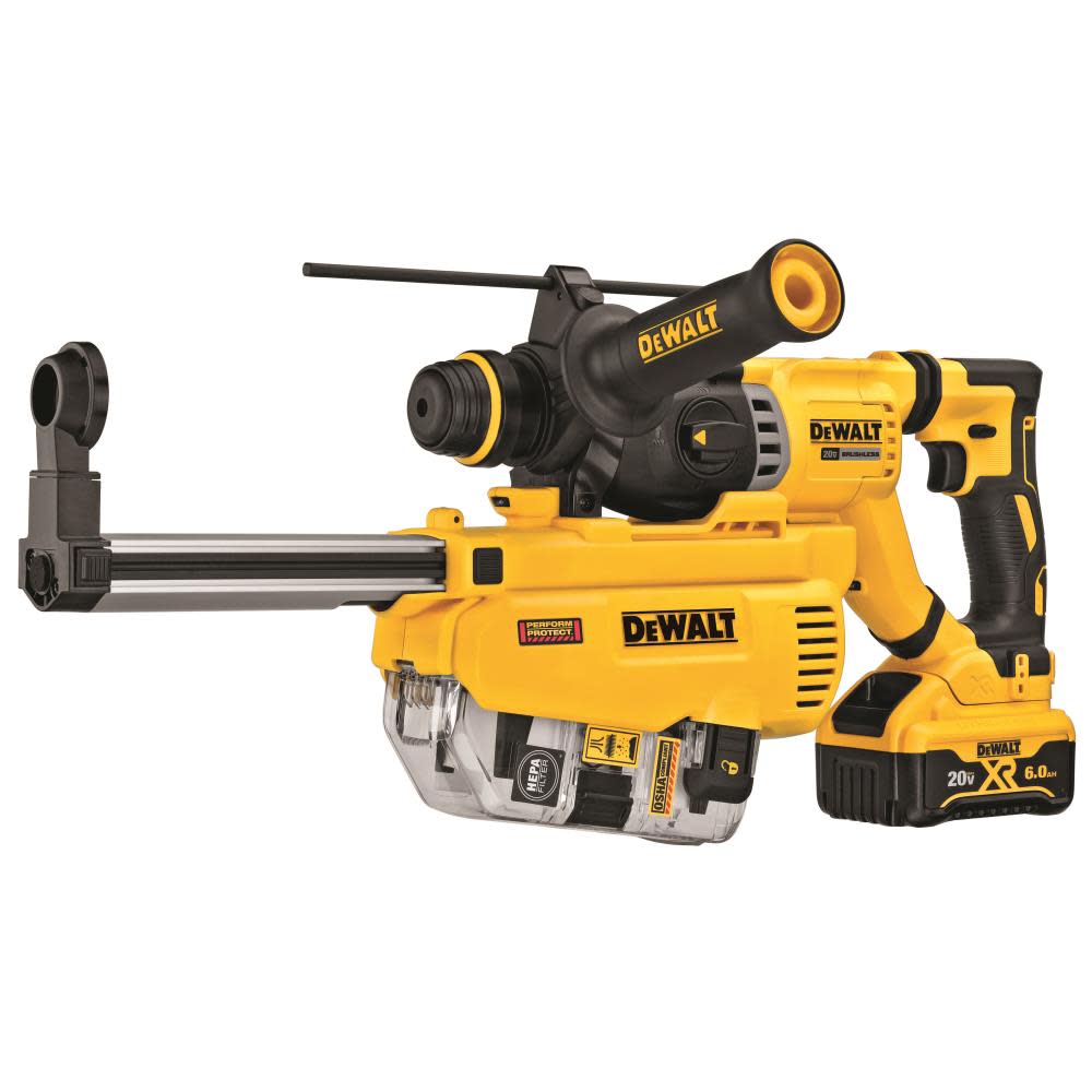 DEWALT 20V MAX* XR Brushless 1-1/8In SDS Plus D-Handle Rotary Hammer Kit - Flockneti