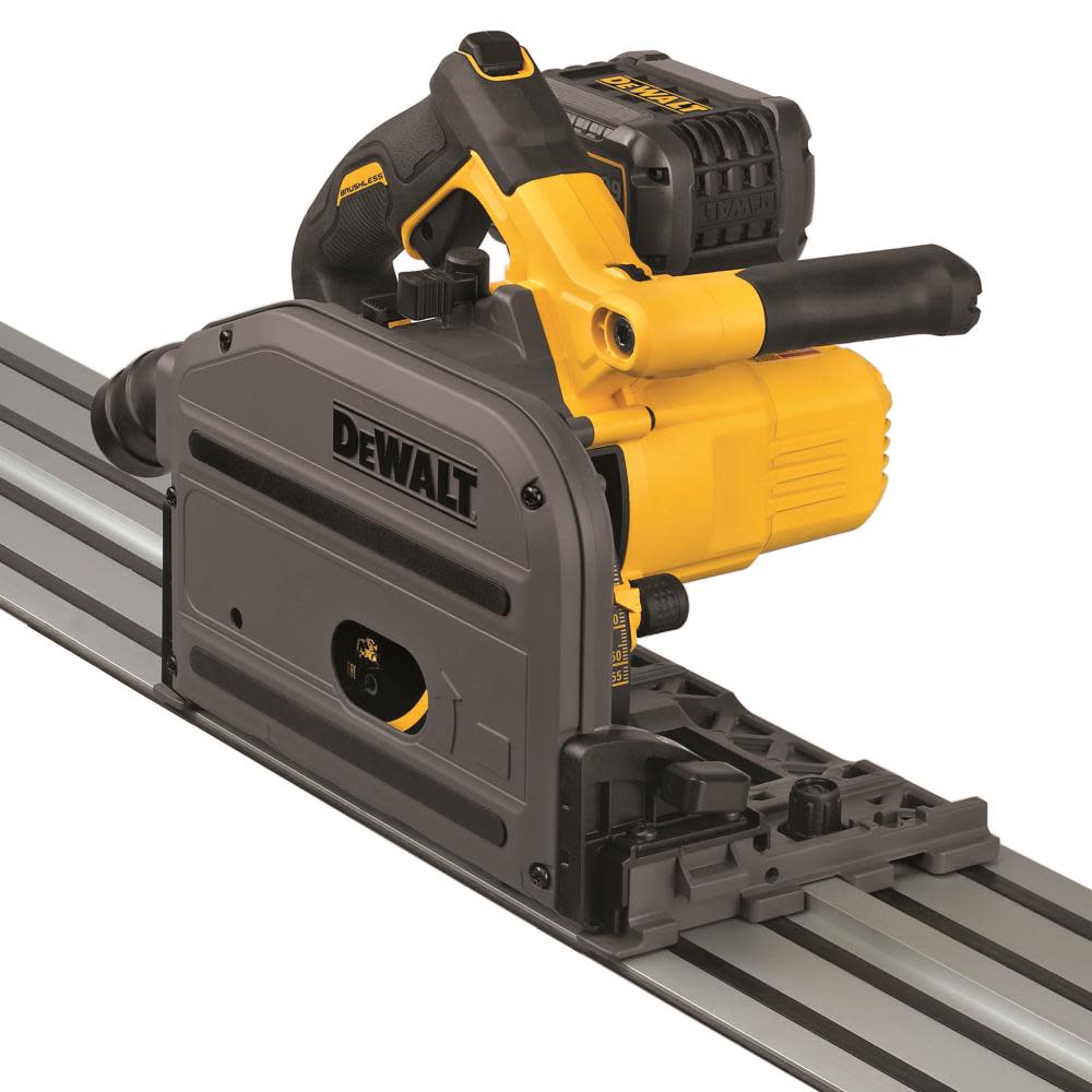 DEWALT 60V MAX* 6-1/2″ Cordless TrackSaw Kit - Flockneti