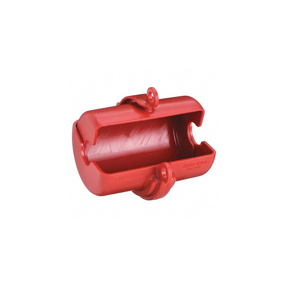 Master Lock Rotating Red Electrical Plug Lockout For 120V and 240V Plugs - Flockneti