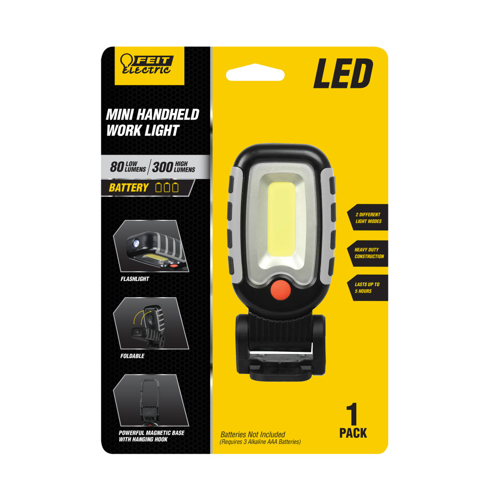 Feit Electric 300 Lumens Battery Powered Adjustable LED Worklight - Flockneti