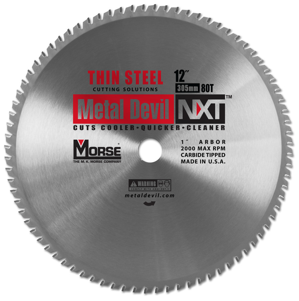 MK Morse Metal Devil NXT Circular Saw Blade 12″ Thin Steel - Flockneti