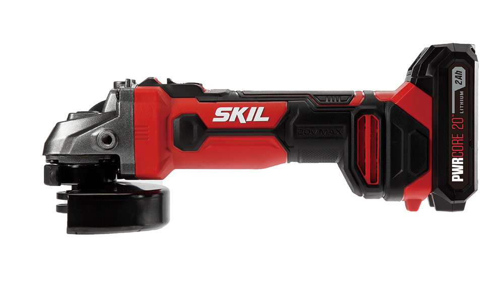 SKIL 20V 4-1/2” ANGLE GRINDER KIT WITH PWRCORE 20 2.0AH LITHIUM BATTERY - Flockneti