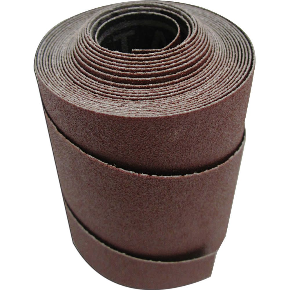 Supermax Tools 120 Grit Pre-Marked Abrasive Roll – Aluminum Oxide - Flockneti