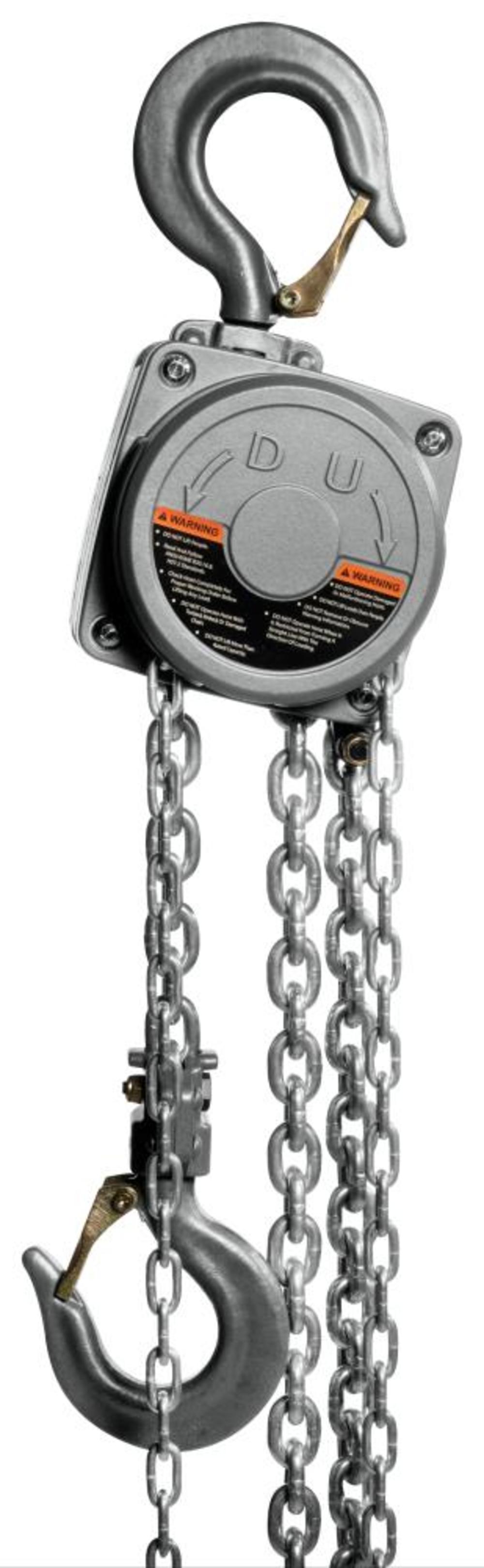 JET AL100-050-20 1/2 Ton Hand Chain Hoist with 20′ of Lift - Flockneti
