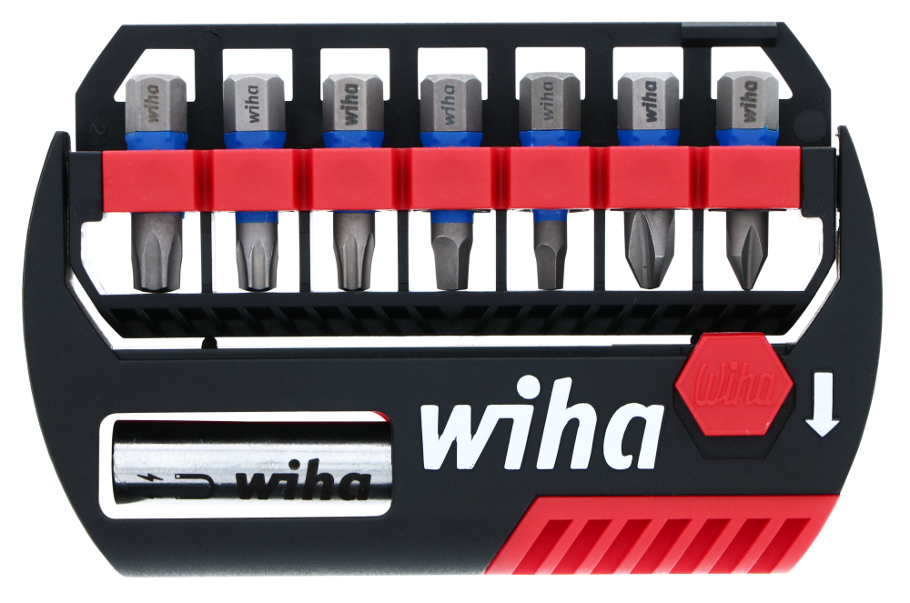 Wiha Impact Bit Set With Magnetic Bit Holder 1″ Bits 8pc - Flockneti