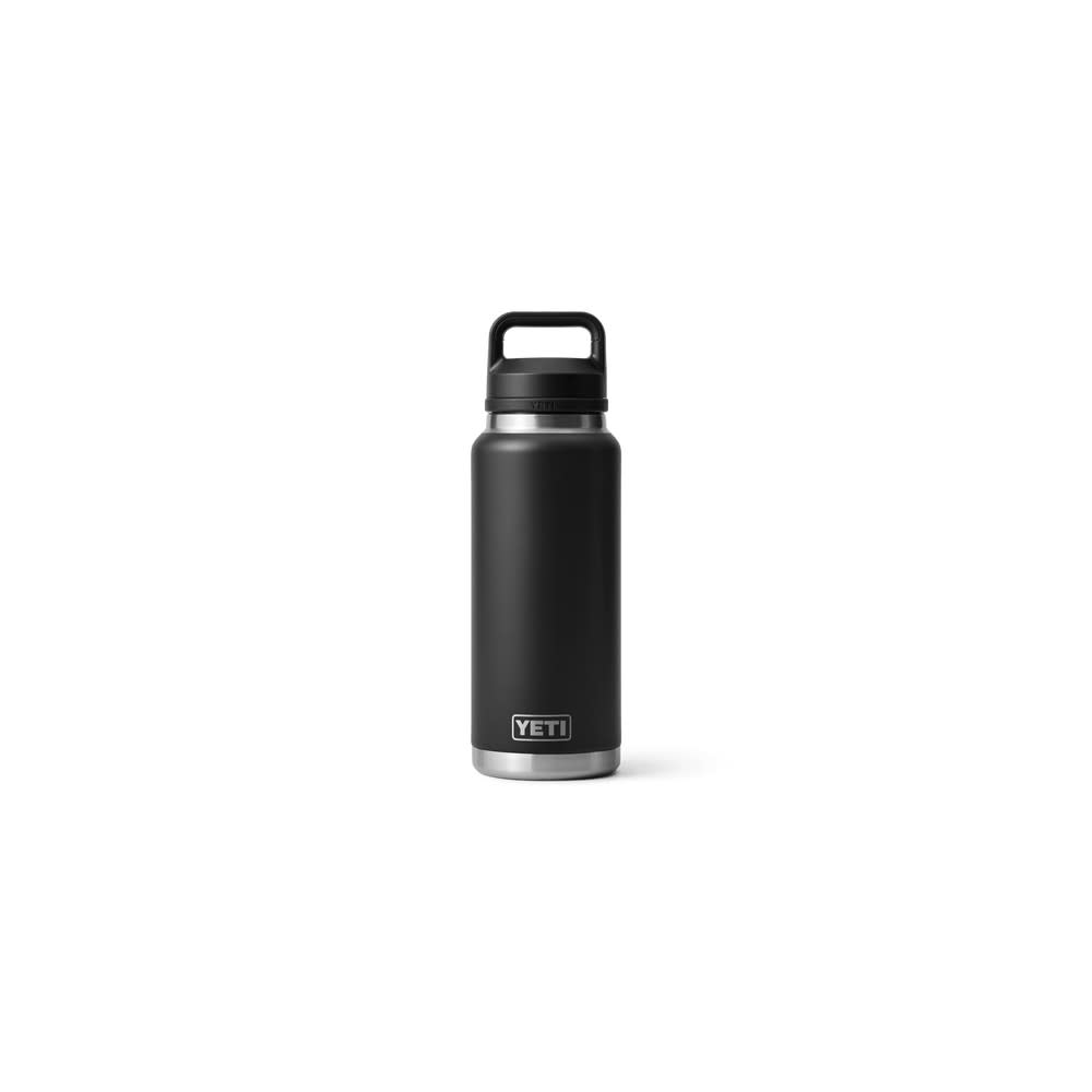 Yeti Rambler 36oz Water Bottle with Chug Cap Charcoal - Flockneti
