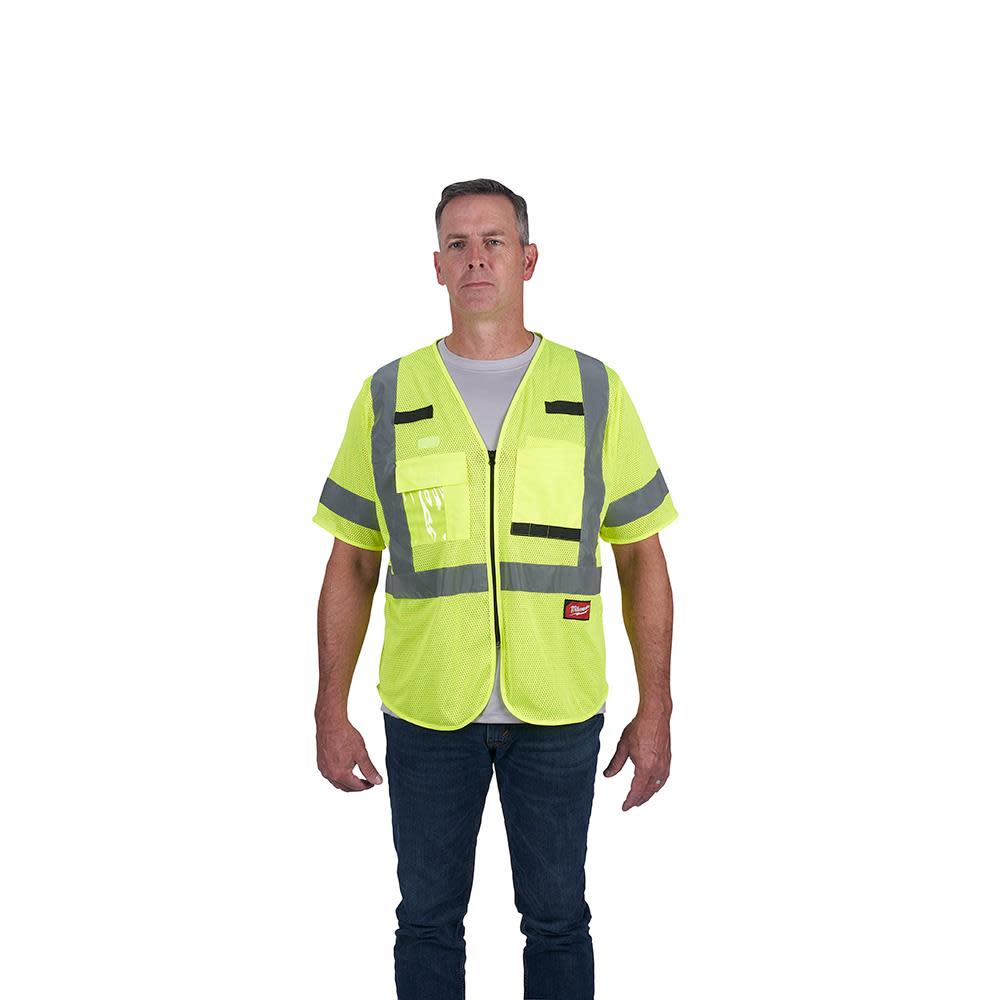 Milwaukee High Vis Safety Vest Class 3 Mesh - Flockneti