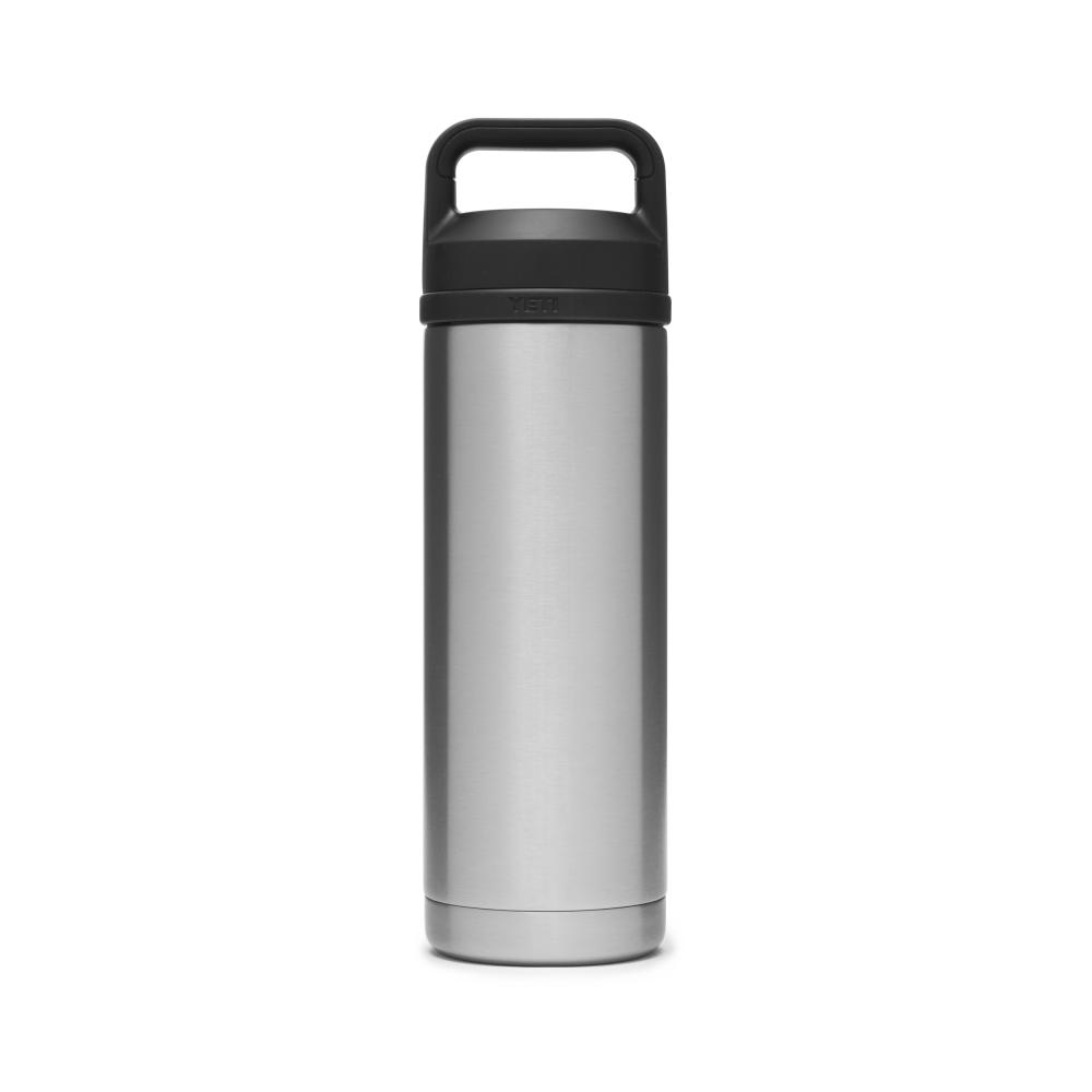 Yeti 18oz Rambler Bottle with Bottle Chug Cap – Stainless Steel - Flockneti