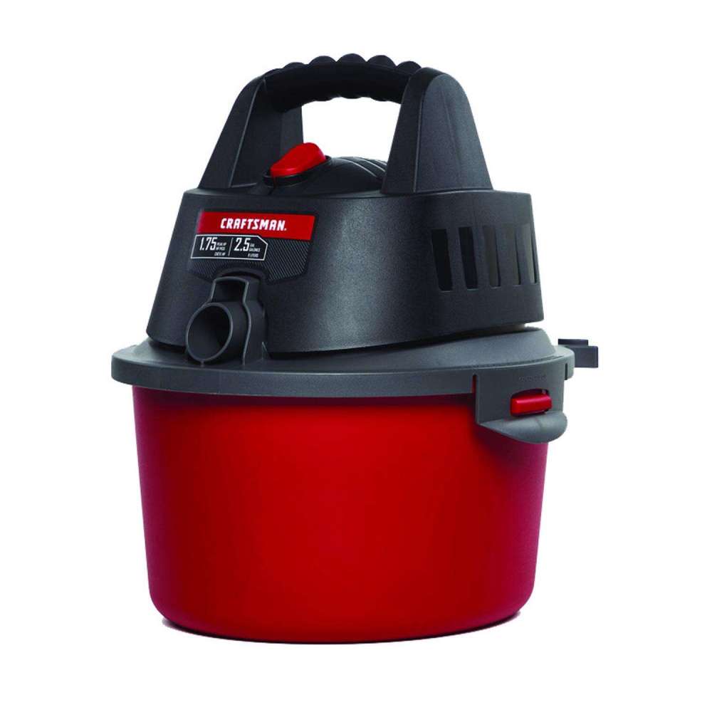 Craftsman Wet/Dry Vacuum 2.5 Gallon Corded 120V 1.75HP Peak - Flockneti