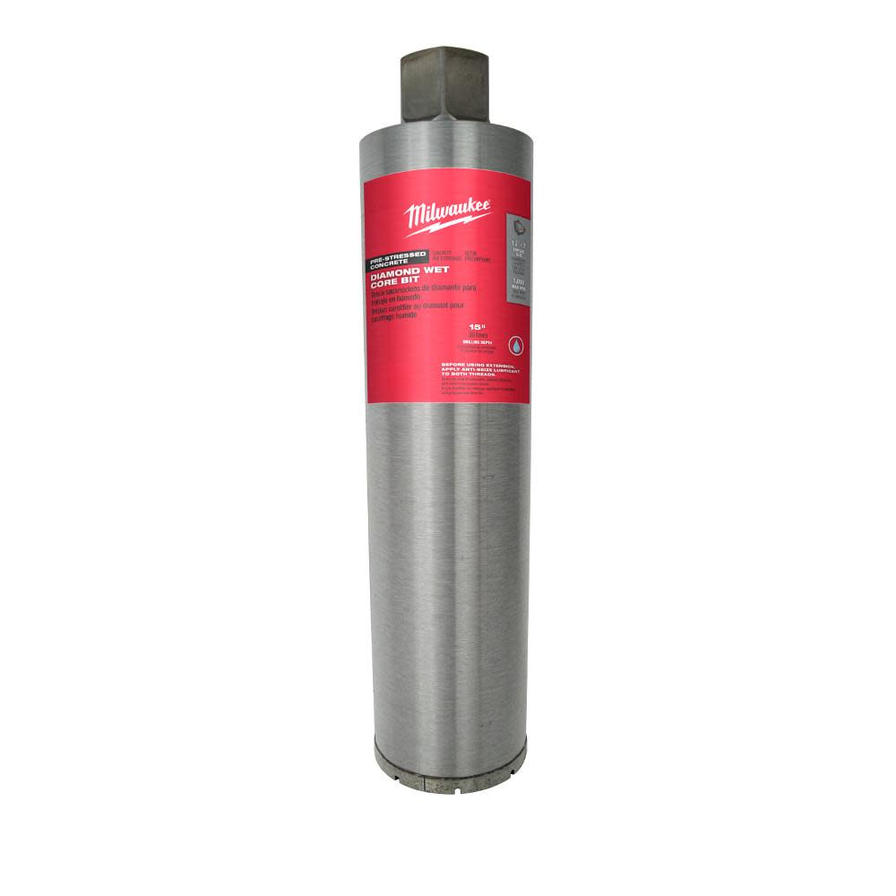 Milwaukee 4-1/2 in. Pre-stressed Diamond Wet Core Bit - Flockneti