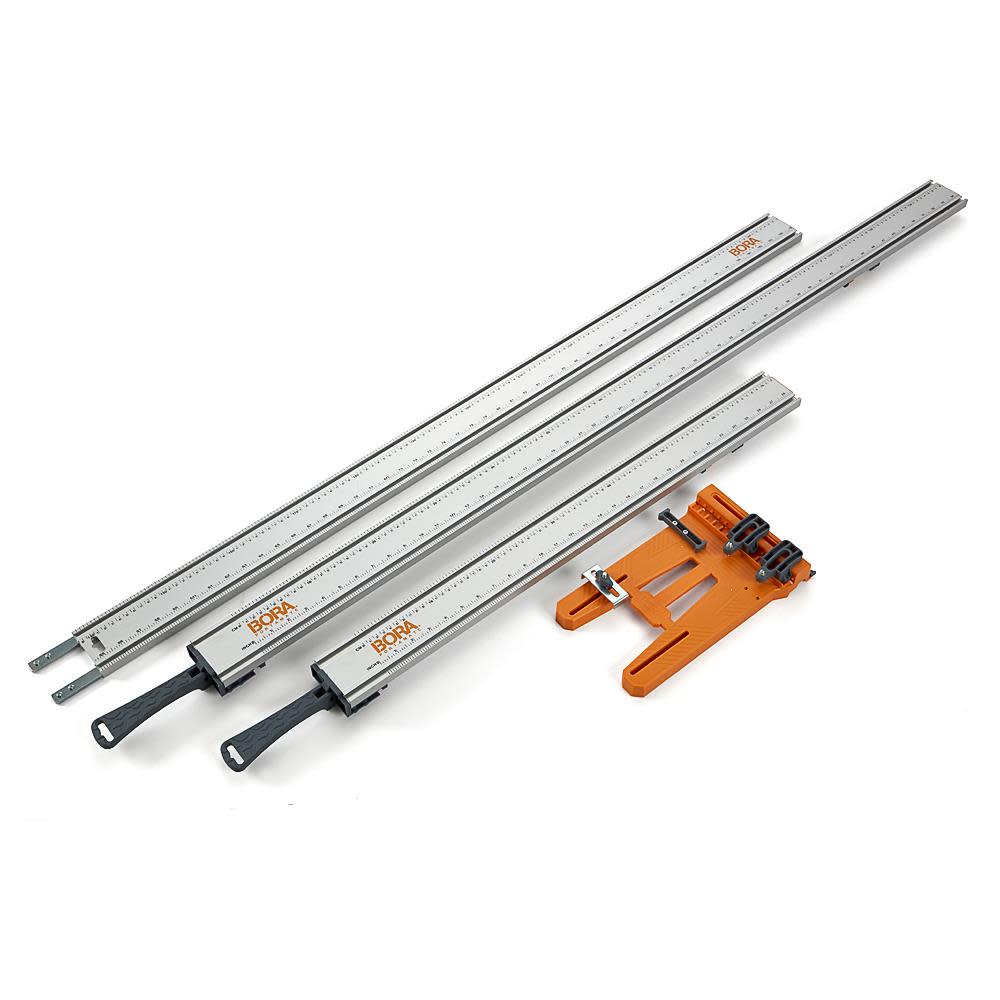 Bora Portamate 4 Piece WTX Deluxe Set 24 Guide 50 Guide 50 Extension and WTX Saw Plate - Flockneti