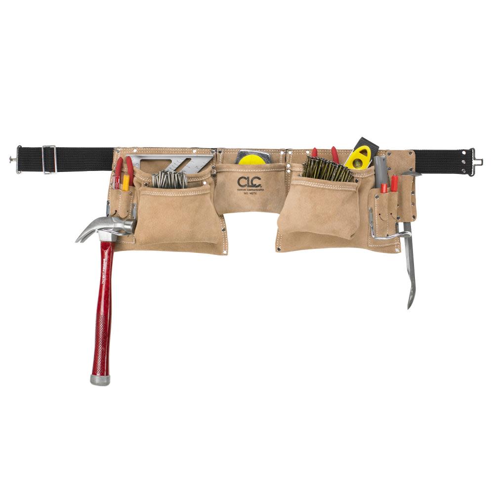 CLC 12 Pocket Suede Tool Apron - Flockneti