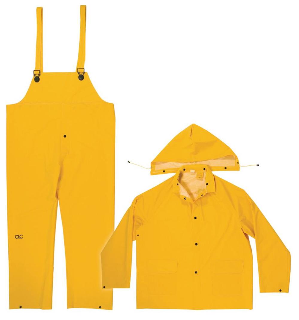 CLC 3pc Heavyweight PVC Rain Suit – Large - Flockneti