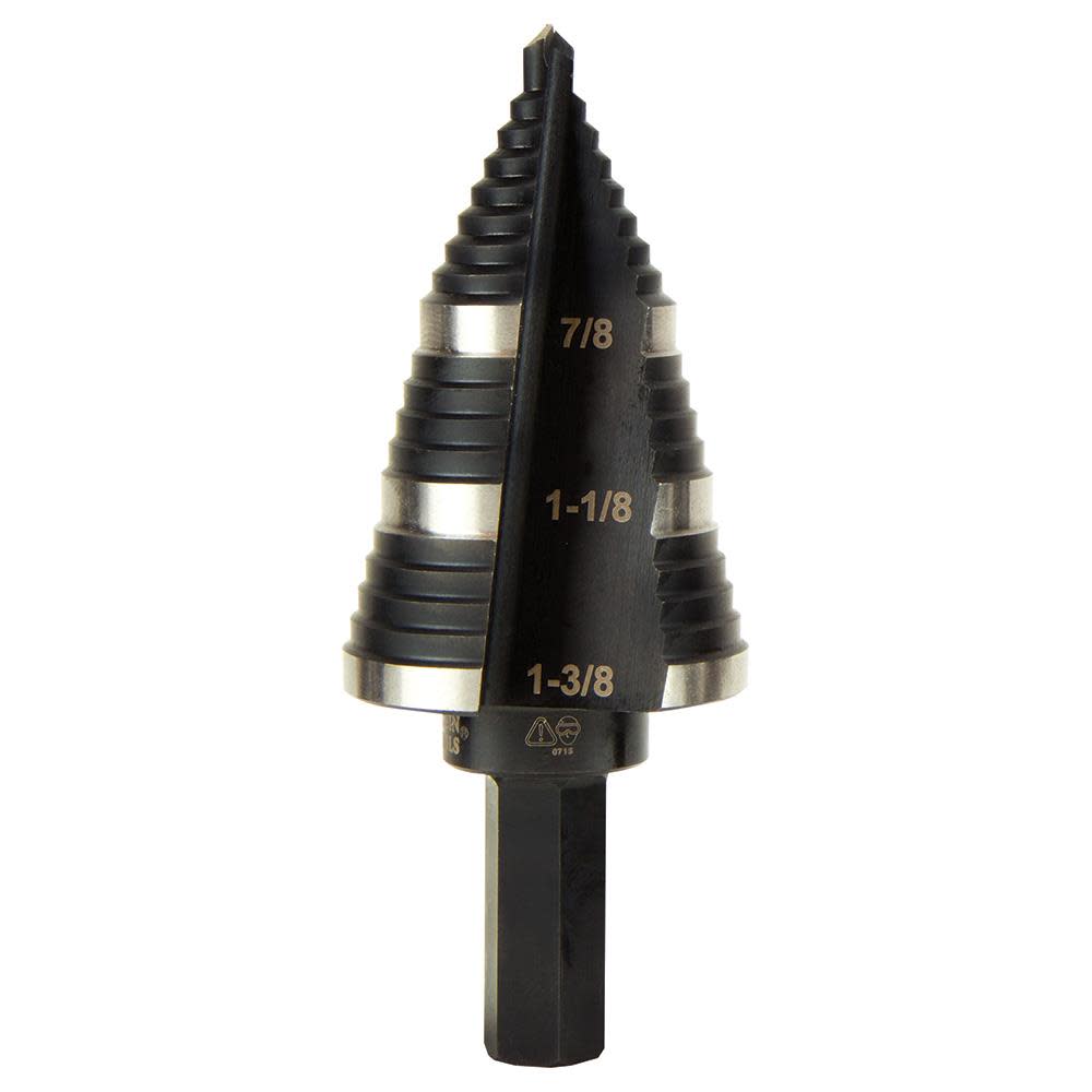 Klein Tools Step Drill Bit #15 Double Fluted - Flockneti