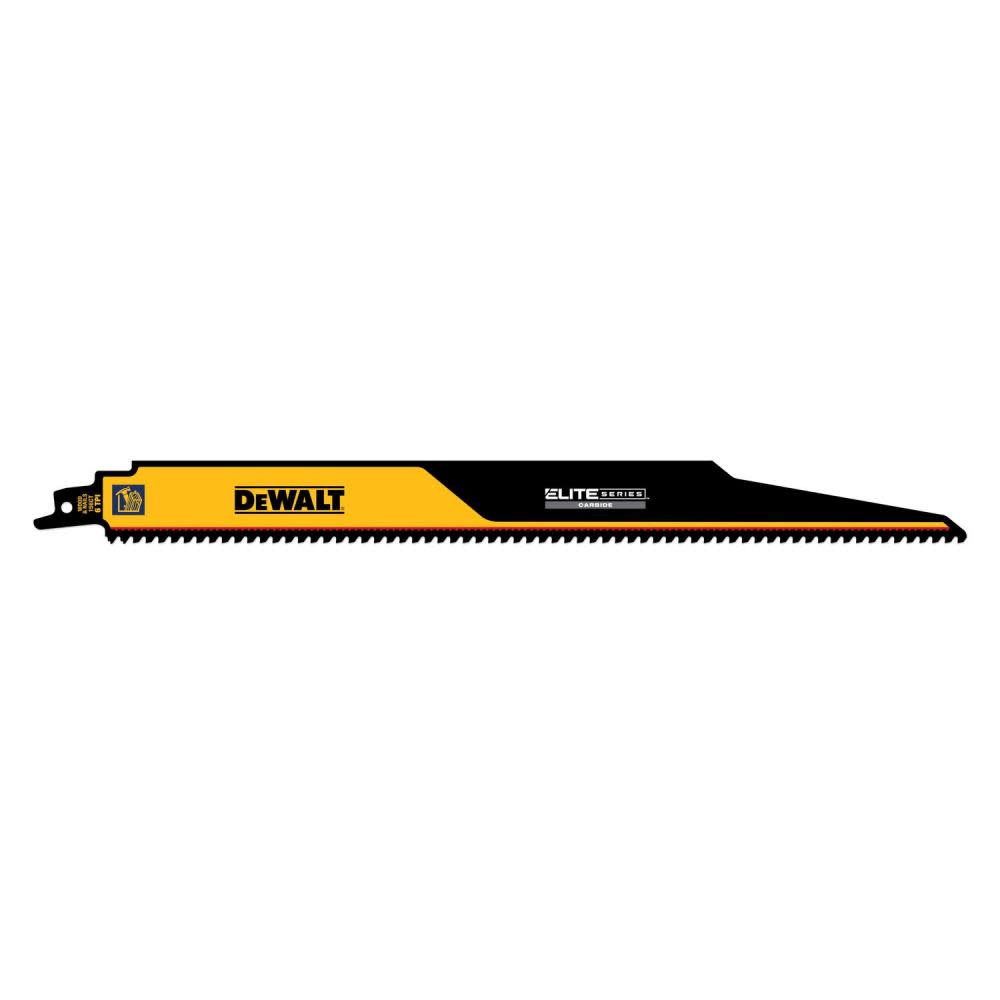 DEWALT ELITE SERIES Reciprocating Saw Blade 3pk Carbide Tipped 12″ 6 TPI Demolition - Flockneti