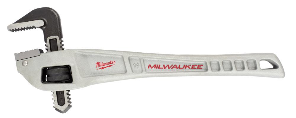 Milwaukee 14 in. Aluminum Offset Pipe Wrench - Flockneti