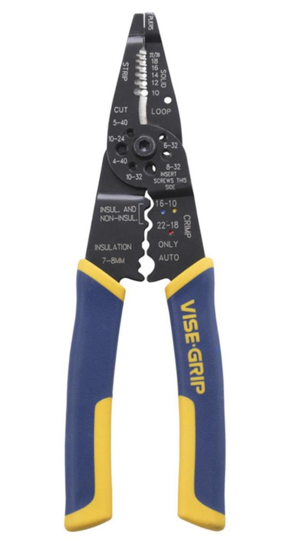 Irwin 8 In. Multi Tool Stripper Cutter Crimper - Flockneti