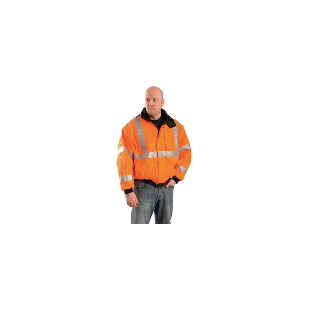 Occunomix Hi-Vis Orange Premium Four-Way Original Bomber Jacket 5X - Flockneti