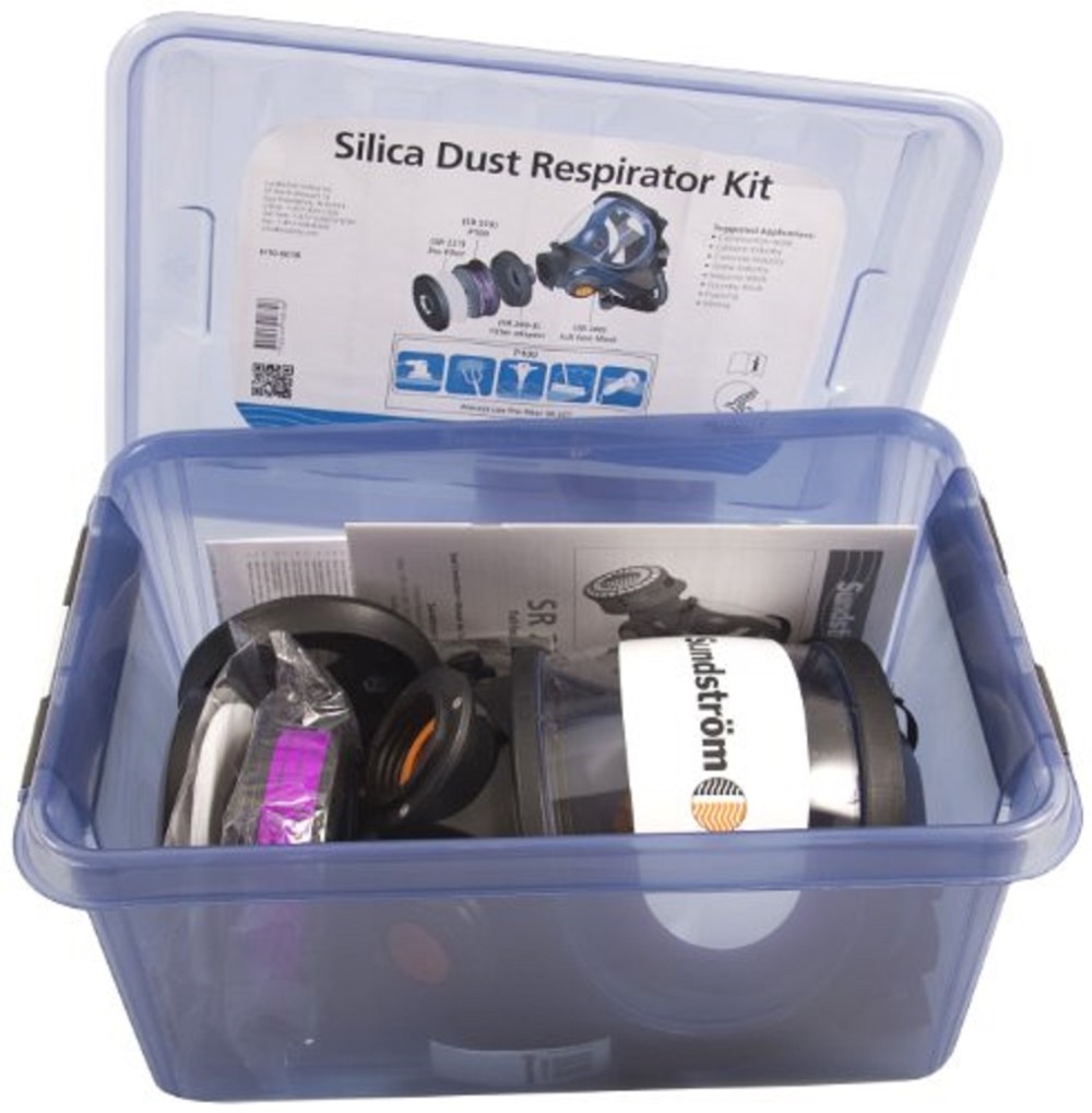 Sundstrom Safety Half Mask Air Purifying Respiration Silica Dust Kit – M/L - Flockneti