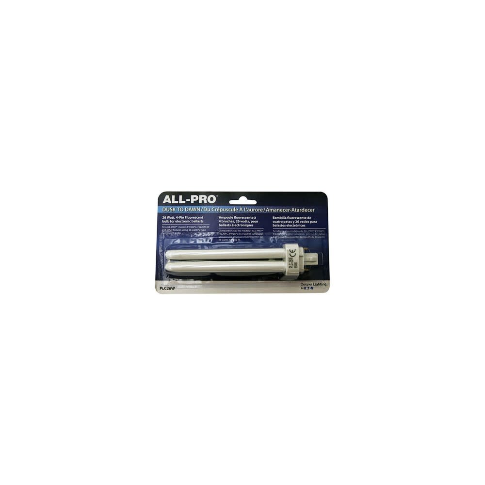 All-Pro All-Pro Bulb 26W 1110 Lumens Dusk To Dawn 4 Pin CFL 1pk - Flockneti