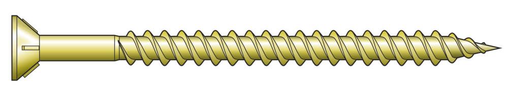 Quikdrive #8×1-3/4In Twin Thread Sub-Floor Screw with #3 Square Drive Head (2000/box) - Flockneti