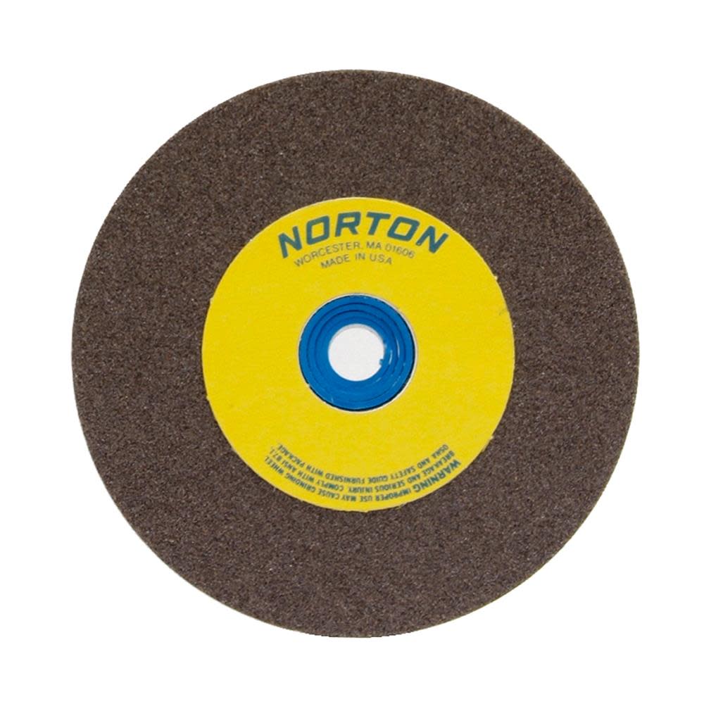 Norton 6 x 3/4 x 1 In. Gemini A/O Bench/Pedestal Whl Type 01 Straight Coarse 36/46 Grit - Flockneti