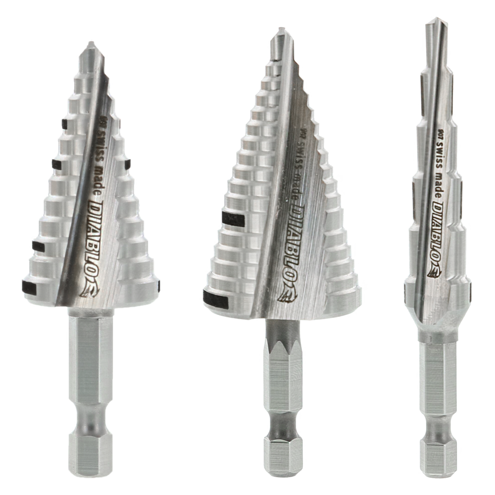 Diablo Tools Impact Strong Step Drill Bit Set - Flockneti