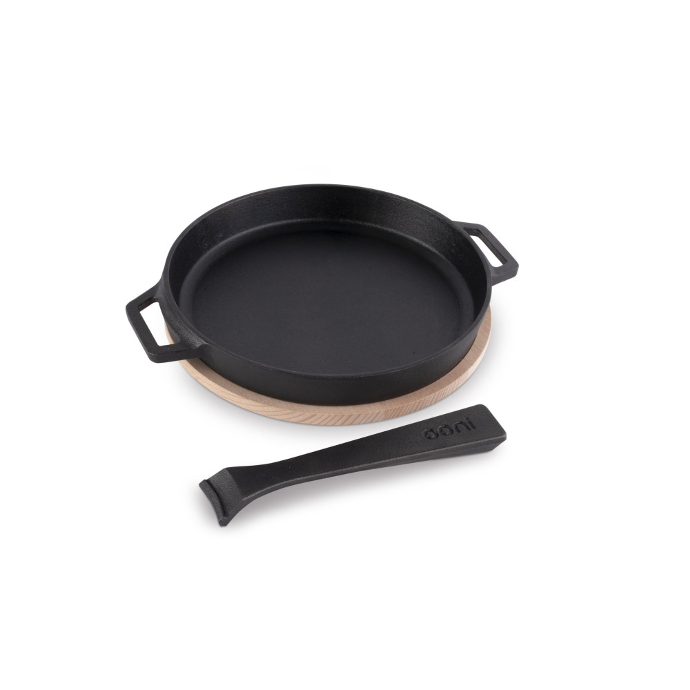 Ooni Grilling Skillet Pan 16″ x 9″ Cast Iron - Flockneti
