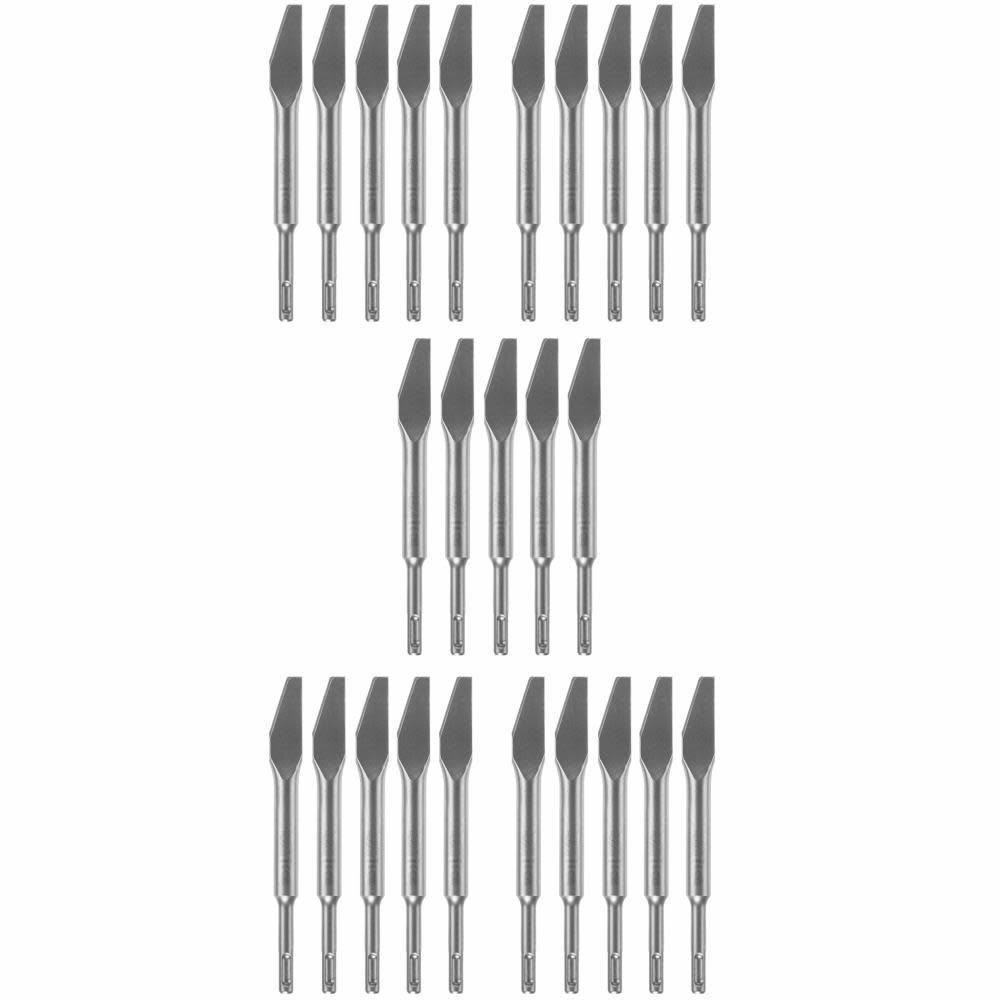 Bosch 25pc 1/8″ Mortar Knife SDS plus Bulldog Xtreme Hammer Steel - Flockneti