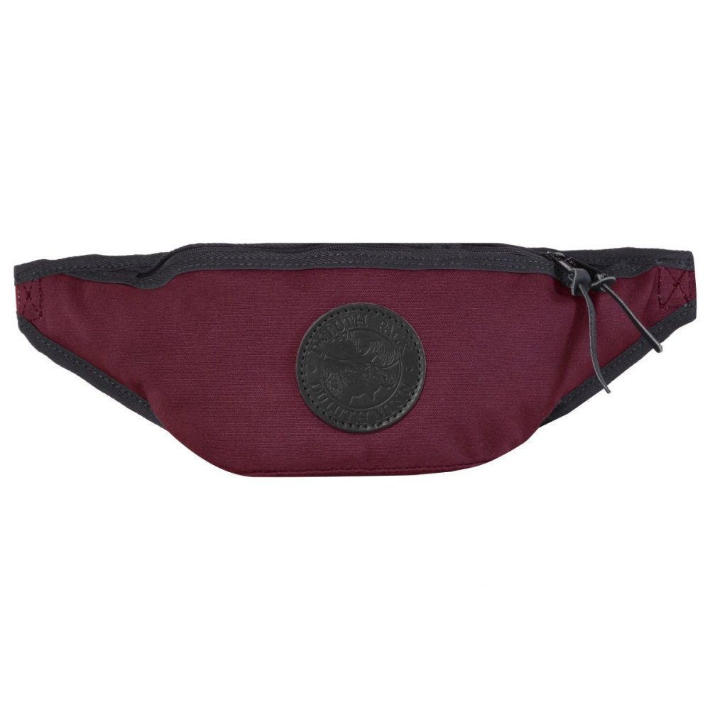 Duluth Pack 4 Liter Capacity Burgundy Large Fanny Pack - Flockneti