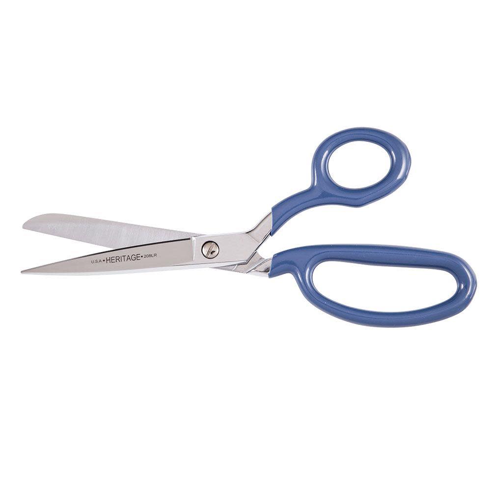 Klein Tools Heritage 8″ Bent Trimmer with Large Ring Blue Coating - Flockneti