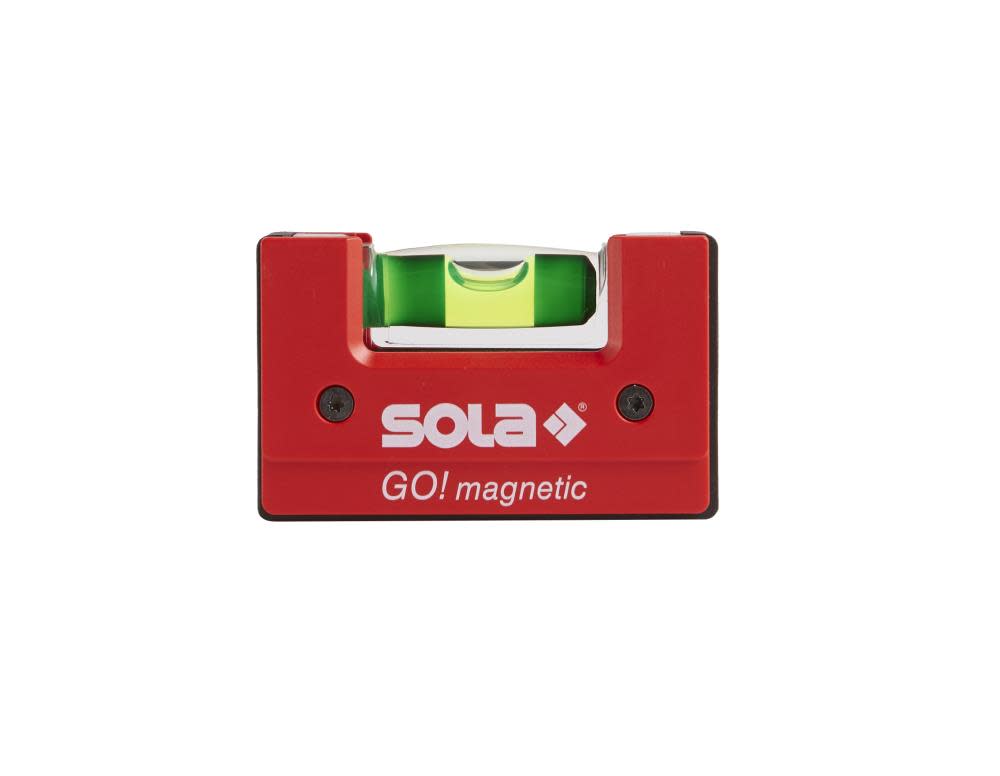 SOLA GO! Magnetic Pocket Level with Clip 3″ 1 Focus-60 Vial - Flockneti