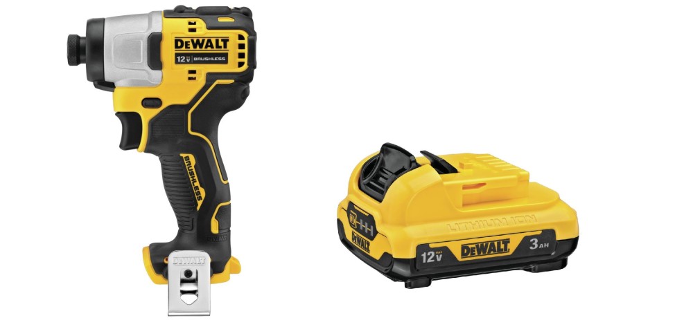 DEWALT XTREME 12V MAX 1/4″ Impact Driver & 3Ah Battery Bundle - Flockneti