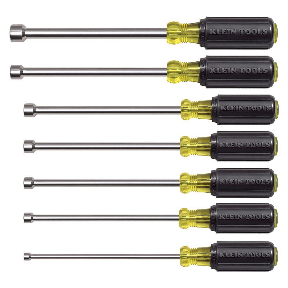 Klein Tools Magnetic Nut Driver 6″ Shafts 7 Pc - Flockneti