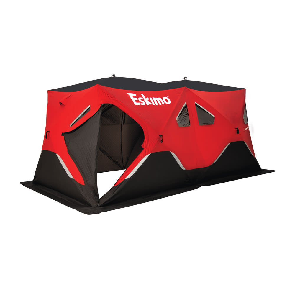 Eskimo FatFish 9416i Thermal Pop-up Shelter Ice Fishing House - Flockneti