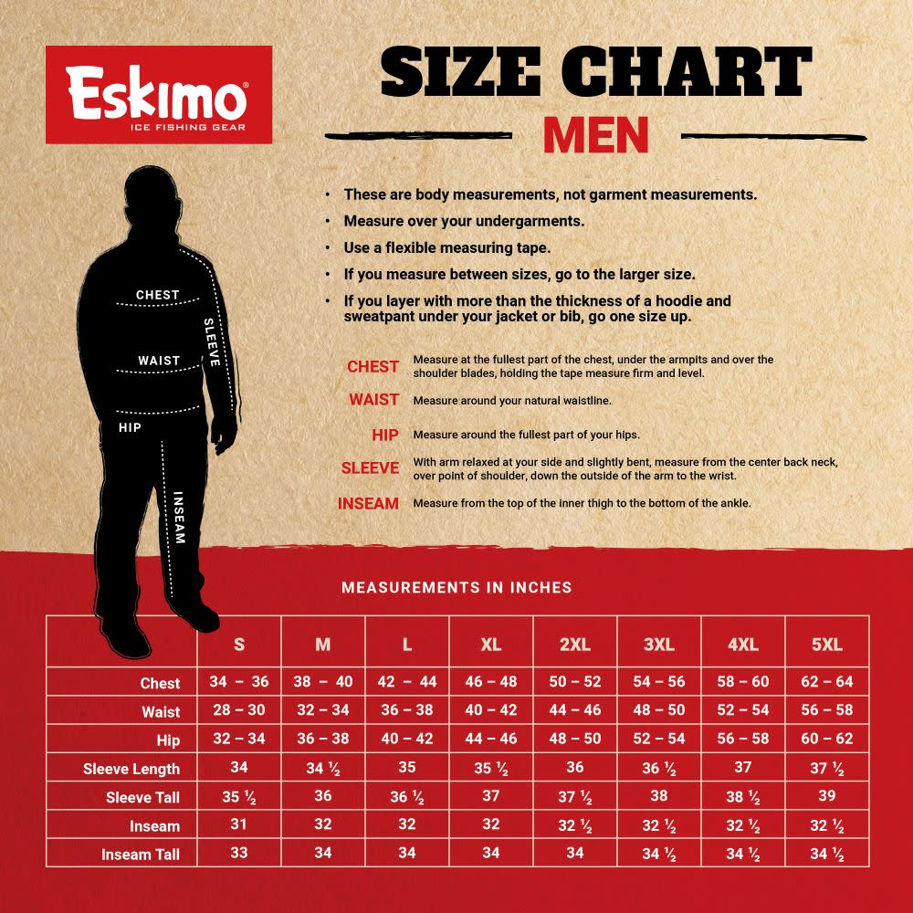 Eskimo Keeper Bib Mens 5X - Flockneti