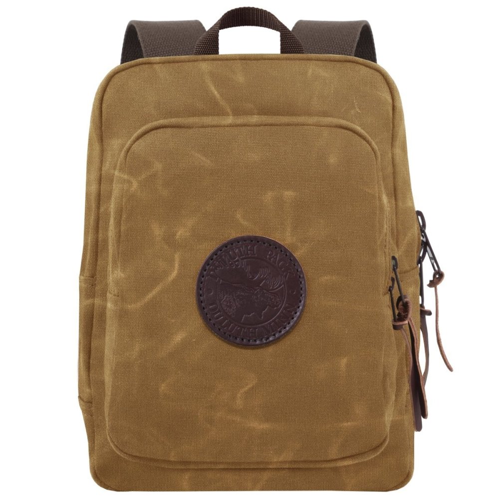 Duluth Pack 9 Liter Capacity Wax Khaki Small Standard Backpack - Flockneti