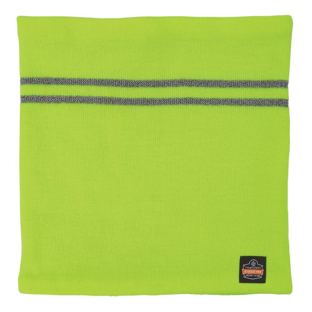 Ergodyne N-Ferno 6961 Lime Reflective Winter Neck Gaiter - Flockneti