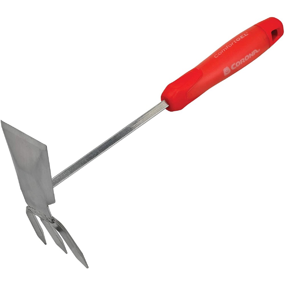 Corona Hoe/Cultivator 7″ ComfortGEL Premium Stainless Steel - Flockneti