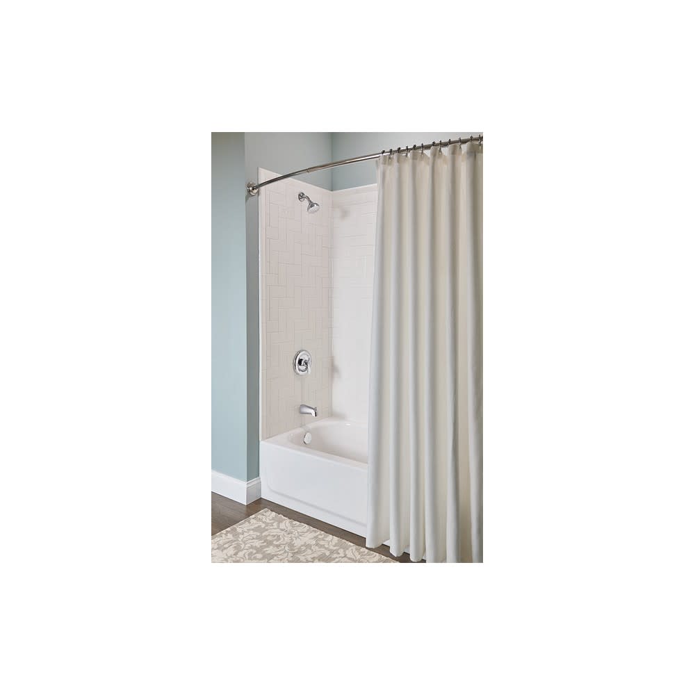 Moen Shower Rod Chrome 72″ Adjustable Curved - Flockneti