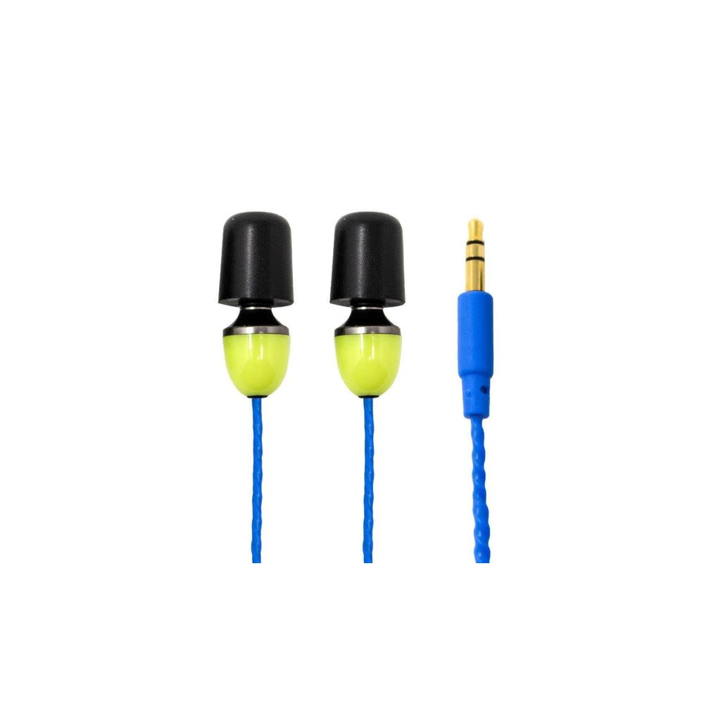 ISOtunes Haven Earbuds Wired Yellow and Blue 29 dB Noise Isolating - Flockneti